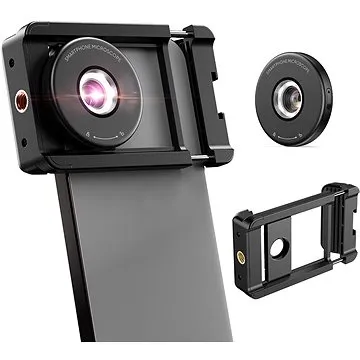 Apexel 100X Mobile phone holder Microscope Lens with LED Light