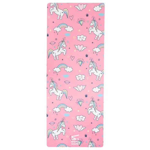 SharpShape Dětská podložka na jógu ECO MAT UNICORN