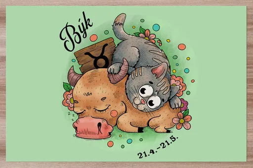 Prostírání Kočičí znamení – býk
