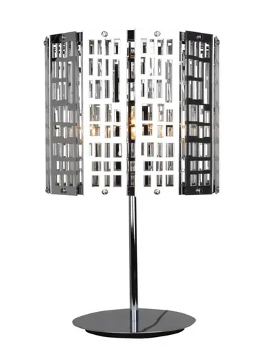 Stolní lampa chrom kovová Zorba