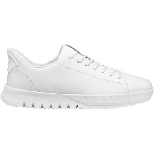 Geox U FLEXTRIDE PLUS Pánská volnočasová obuv, bílá, velikost