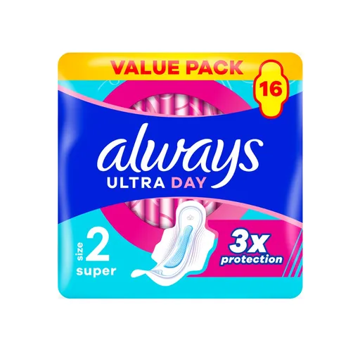 Always Ultra Day Super hygienické vložky 16 ks