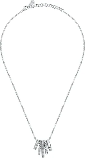 Morellato Moderní ocelový náhrdelník Insieme SAKM75 (řetízek, přívěsek)