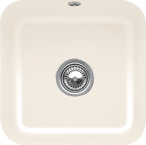 Keramický dřez Villeroy & Boch podstavný Cisterna 50, 670301KR, Cream 670301KR