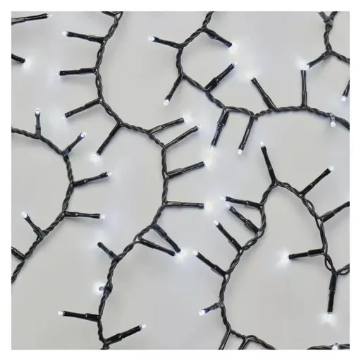 EMOS LED vánoční řetěz - ježek 12m, venkovní i vnitřní studená bílá, časovač D4BC03