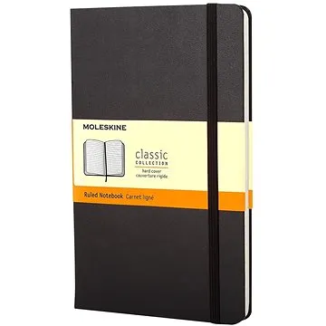 Moleskine S, tvrdé desky, linkovaný, černý (MM710)