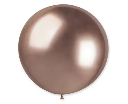 Balónek chromovaný 80 cm - lesklý růžovozlatý ( rosegold) 1KS - GoDan