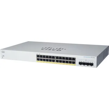 CISCO CBS220 Smart 24-port GE, PoE, 4x1G SFP (CBS220-24P-4G-EU)