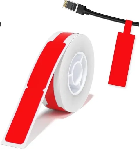 Niimbot A2K18638001, 12,5x109mm, 60ks, červené samolepicí štítky na kabely