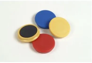 Magnety 40mm Ron 4ks mix barev kulaté