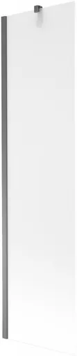 MEXEN/S Next vanová zástěna FIX 50 x 150, dekor, grafit metal 895-050-000-00-30-95
