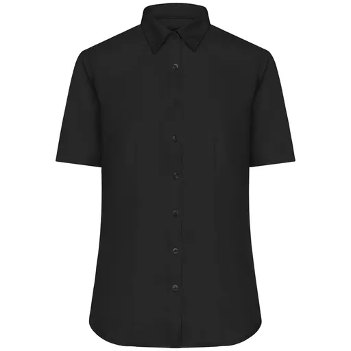James & Nicholson (Daiber) Dámská košile s krátkým rukávem JN683 - Černá | S