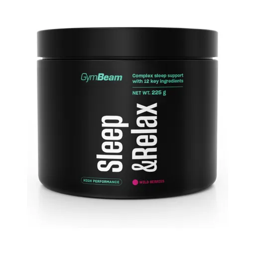 GymBeam SLEEP RELAX - 225 G - LESNÍ OVOCE Doplněk stravy pro lepší spánek, , velikost