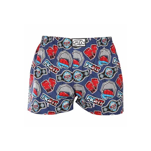 Styx Pánské trenky art klasická guma fight (A1556) L