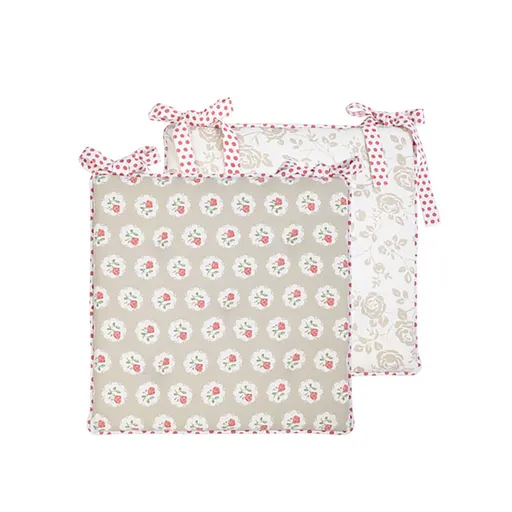 Oboustranný podsedák s výplní Dots & Roses  -  40*40 cm Me&Marie