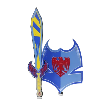 Pěnový meč a štít Orel