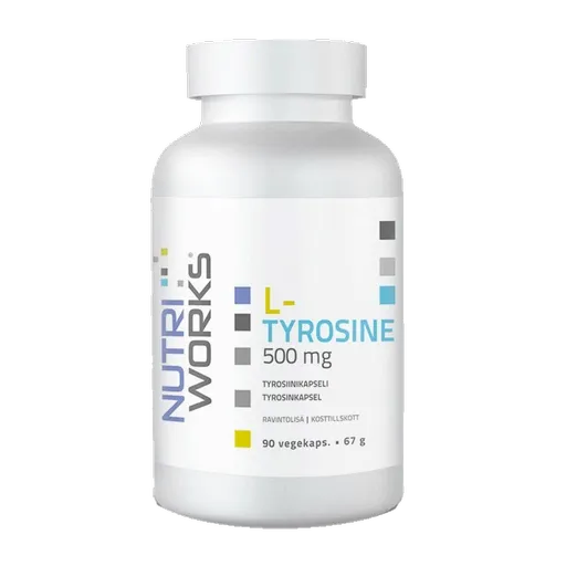 NutriWorks L-Tyrosine 500mg - 90 kapslí