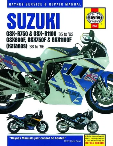 Suzuki GSX-R750 & GSX-R1100, GSX600F, GSX750F & GSX1100F (Katanas) (86 - 96) - Haynes Publishing
