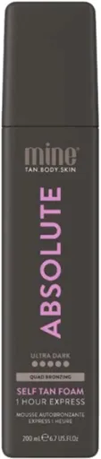 Minetan Ultra tmavá samoopalovací pěna Absolute (Self Tan Foam) 200 ml