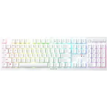 Razer DeathStalker V2 Pro (Purple Switch) - White - US Layout (RZ03-04363500-R3M1)