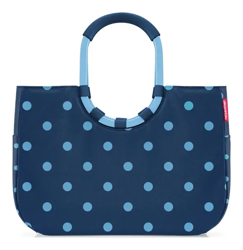 Dámská taška Reisenthel Loopshopper L Frame Mixed Dots Blue
