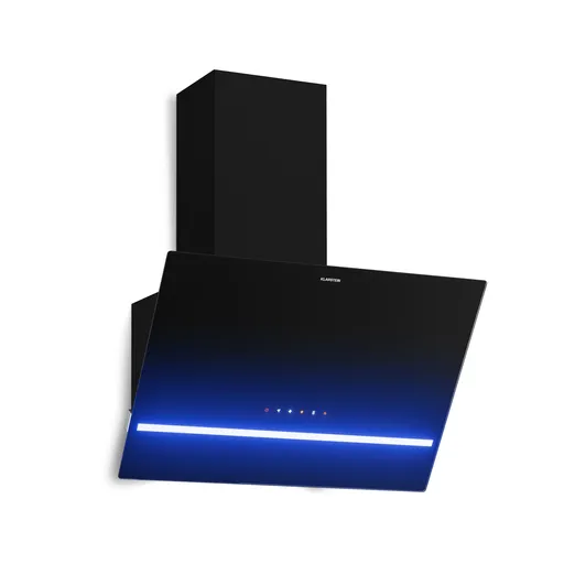 Klarstein Šikmý odsavač par Illuminosa | Režim odtahu a recirkulace | Minimalistický | 818 m³/h | 60 cm