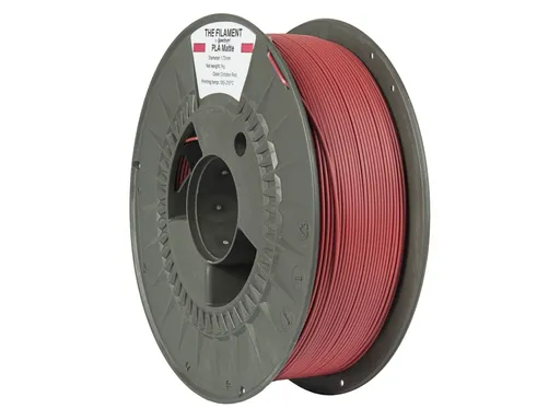 "The Filament" by Spectrum TF-24204, PLA Matte, 1.75mm, OCTOBER RED, 1kg