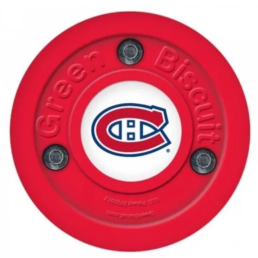 Green Biscuit MONTREAL CANADIENS NHL Puk, červená, velikost