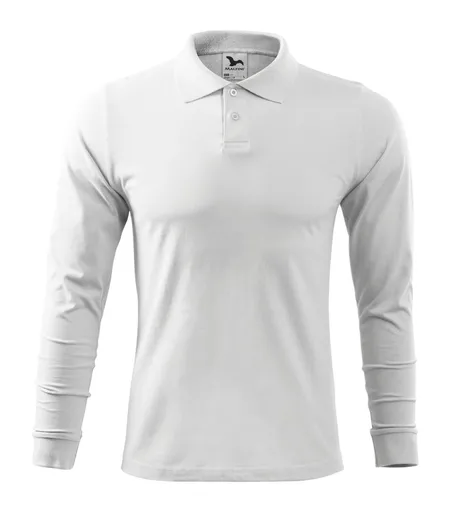 MALFINI Pánská polokošile s dlouhým rukávem Single J. LS - Bílá | 2XL