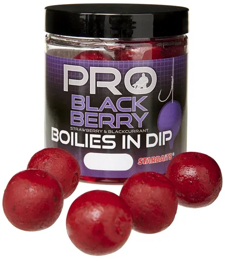 Starbaits boilies in dip probiotic blackberry 150 g - 20 mm