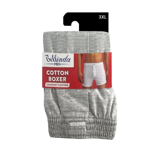 Bellinda Pánské bavlněné boxerky vel. 3XL 1 ks šedé