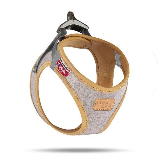 CURLI Postroj pro psy Alpine Light Gray L, 8-13 kg