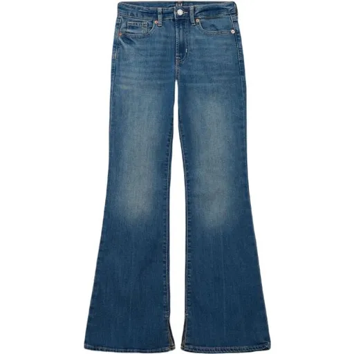 GAP V-HR FLARE Dívčí džíny, modrá, velikost 12Y