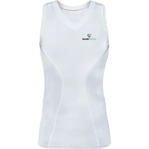 GAMEPATCH COMPRESSION SHIRT Kompresní unisex triko, bílá, velikost