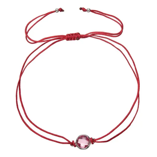 Evolution Group - Pavona Červený kabala náramek s krystalem 13041.3 red