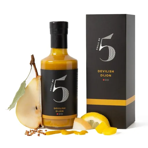 Gurmánská chilli omáčka DEVILISH DIJON 200 ml, Chilli No5