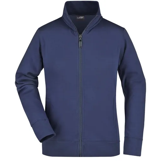 James & Nicholson (Daiber) Dámská jednobarevná mikina JN052 - Tmavě modrá | L