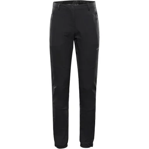 ALPINE PRO HURFA 2 Dámské softshellové kalhoty, černá, velikost