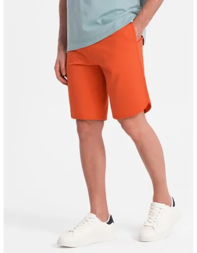 Pánské teplákové kraťasy V5 OM-SRSK-0105 oranžové