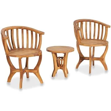 SHUMEE Set zahradního nábytku BISTRO 1stůl+2židle, teak 49383 (49383)
