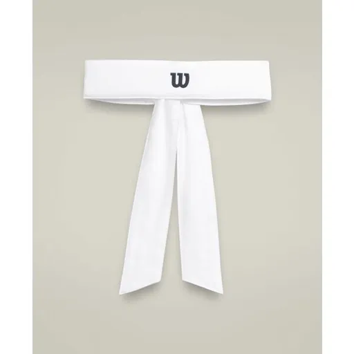 Wilson U TIE HEADBAND Čelenka, bílá, velikost UNI