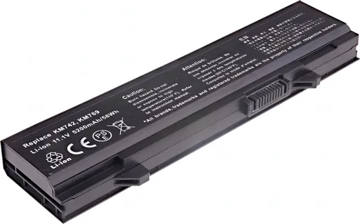 Baterie T6 Power pro Dell Latitude E5400, E5410, E5500, E5510, 5200mAh, 58Wh, 6cell