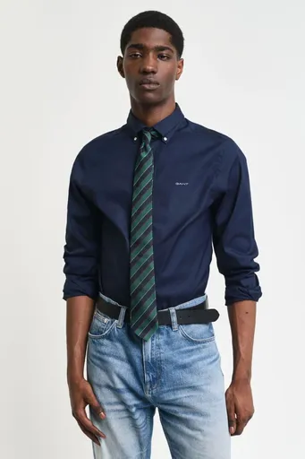 KOŠILE GANT SLIM PINPOINT OXFORD SHIRT MARINE
