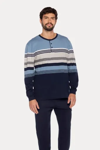 Pánské pyžamo OSCAR XXL Modrá