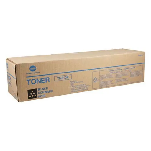 KONICA MINOLTA TN-312 K - originální toner, černý, 20000 stran