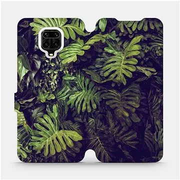 Flipové pouzdro na mobil Xiaomi Redmi Note 9 Pro - V136P Zelená stěna z listů (5903516248087)