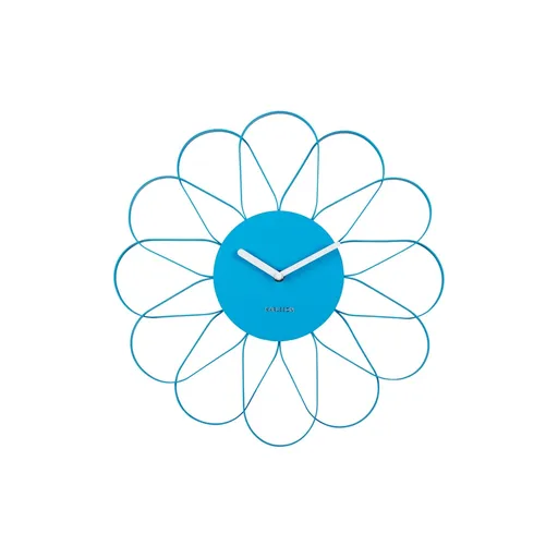 Karlsson 5975BB designové nástěnné hodiny modrá, pr. 40 cm