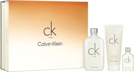 Calvin Klein CK One - EDT 100 ml + sprchový gel 100 ml + EDT 15 ml