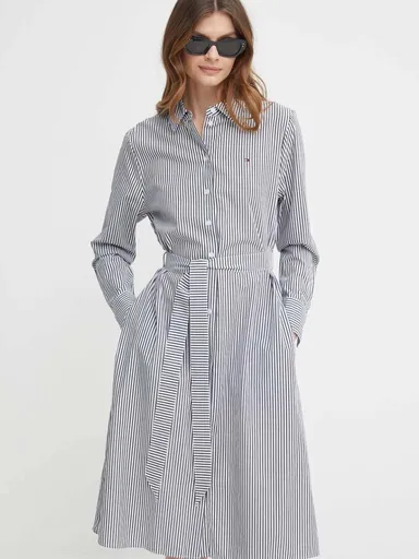 Tommy Hilfiger dámské pruhované šaty WW0WW41001 36