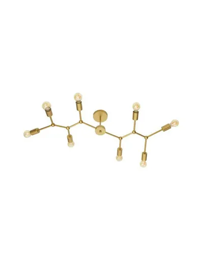 NOVA LUCE stropní svítidlo CALISTO mosazný kov E27 8x12W 230V IP20 bez žárovky 9404078